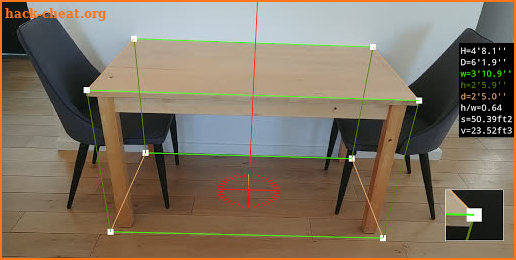 3D Measurement App - Plumb-bob+ screenshot