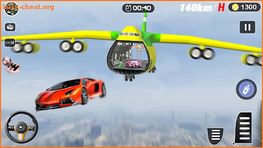 3D Mega ramp car stunt games screenshot