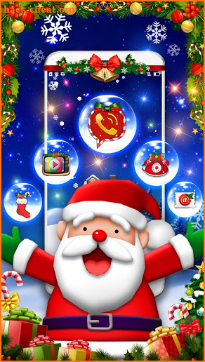 3D Merry Christmas Theme screenshot