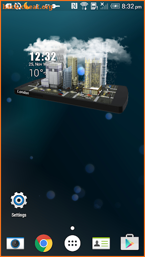 3D Mini Sky Super Widget Free screenshot