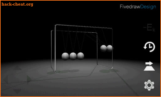 3D Newton's Cradle screenshot