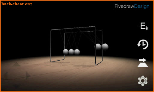 3D Newton's Cradle screenshot