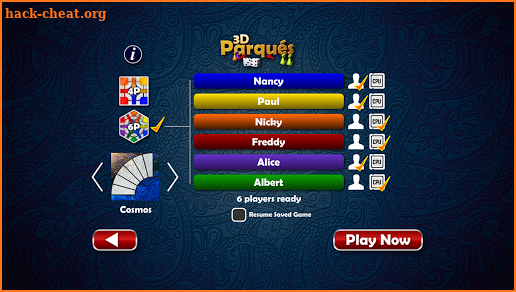 3D Parqués Lite screenshot