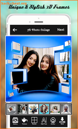 3d photo collage maker 2019 screenshot