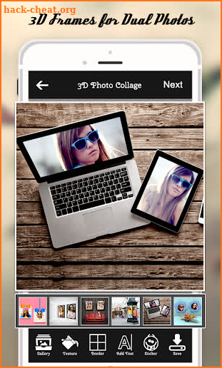 3d photo collage maker 2019 screenshot