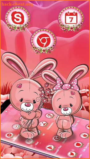 3d pink rabbit screenshot