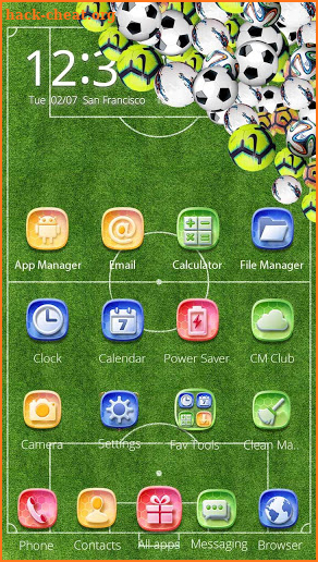 3D Soccer Field Gravity Theme⚽ screenshot