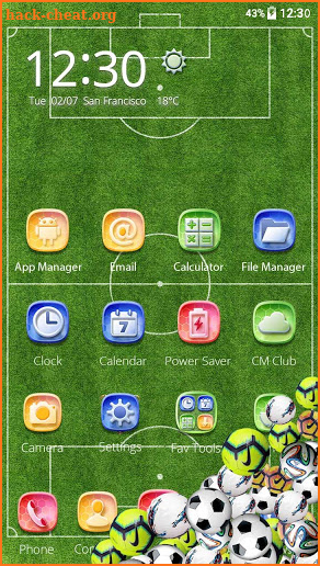 3D Soccer Field Gravity Theme⚽ screenshot