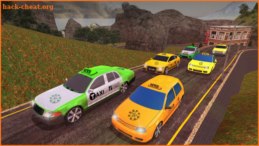 3D Taxi Driver - Hill Station screenshot