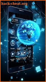 3D Tech Earth Theme screenshot