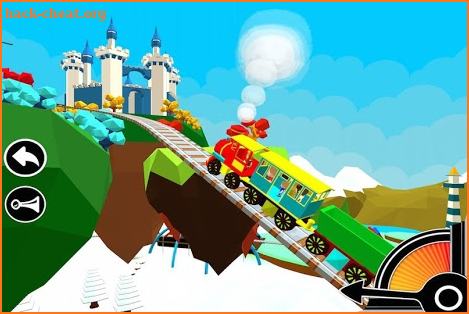 3D Train Engine Driving Game For Kids & Toddlers screenshot