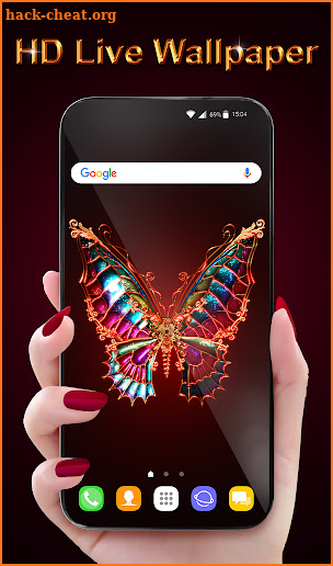 3D Wallpaper & Keyboard: Colorful Butterfly Effect screenshot