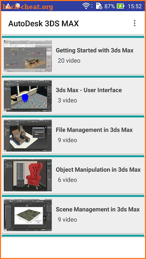 3ds Max Tutorials screenshot