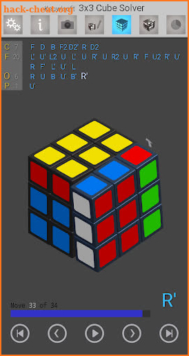 3x3 Cube Solver screenshot