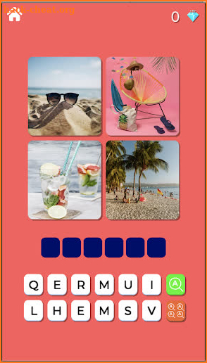 4 Pics Word Guessing Game screenshot