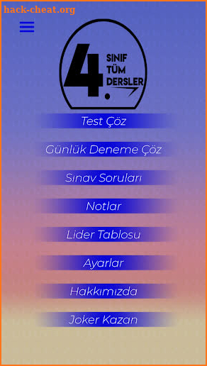 4. Sınıf Testleri screenshot