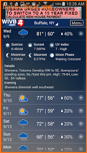 4 Warn Weather screenshot