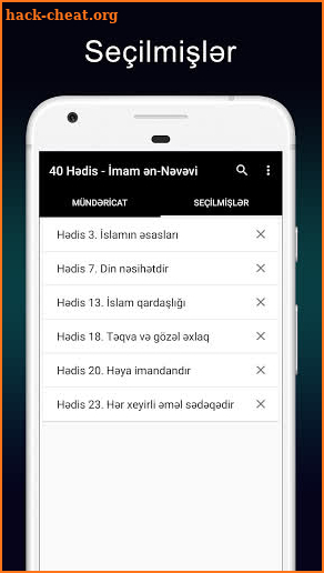 40 Hədis - İmam ən-Nəvəvi screenshot