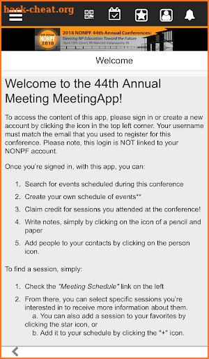 44th Annual NONPF Conference screenshot