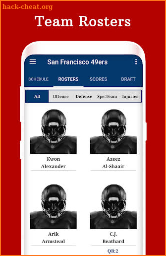 49ers - Football Live Score & Schedule screenshot