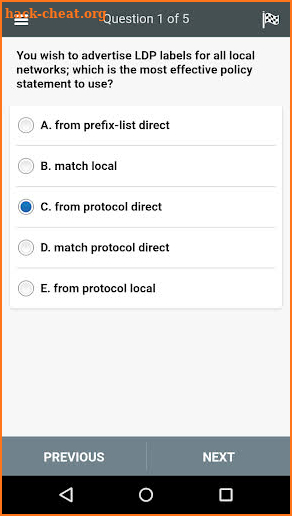 4A0-103 Practice Part_3 - MPLS screenshot