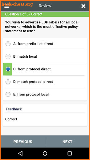 4A0-103 Practice Part_3 - MPLS screenshot