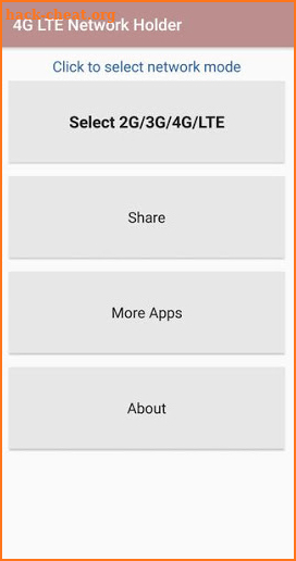 4G LTE Network Booster, LTE Switch, Force LTE Only screenshot