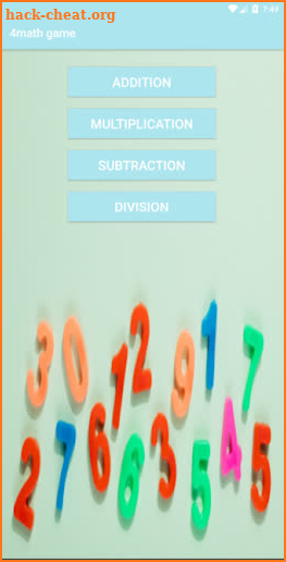 4Math Game screenshot