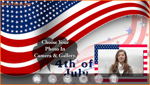 4th July Photo Frame - Independence Day Frame 2018 screenshot