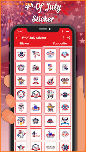 4th July Stickers - 4th July Wishes 2020 screenshot