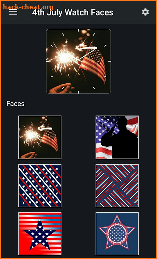 4th of July Watch Face screenshot