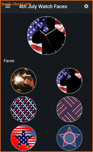 4th of July Watch Face screenshot