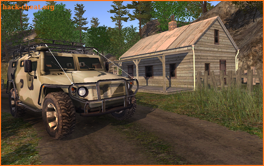 4x4 SUVs in the backwoods screenshot