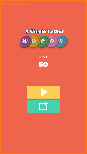 5 circles - The simplest five letters word game screenshot