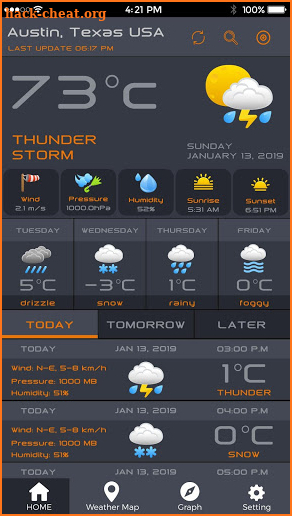 5 Day Weather Forecast Widget Live Weather Channel screenshot