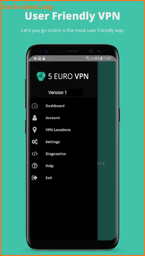 5 Euro VPN - The Android app for Online Privacy! screenshot