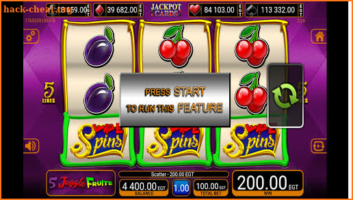 5 Juggle Fruits EGT Slot screenshot