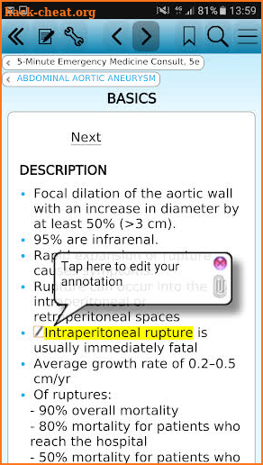 5-Minute Emergency Med Cons 5e screenshot