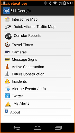 511 Georgia & Atlanta Traffic screenshot