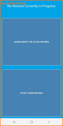 54 Day Novena Tracker screenshot