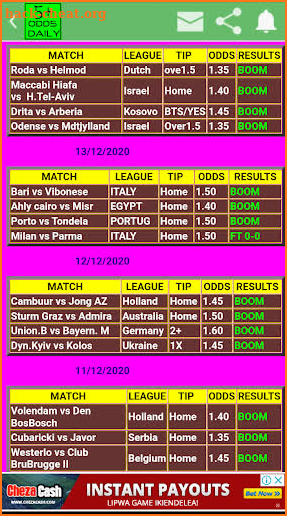 5+ODDS DAILY screenshot