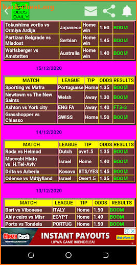 5+ODDS DAILY screenshot