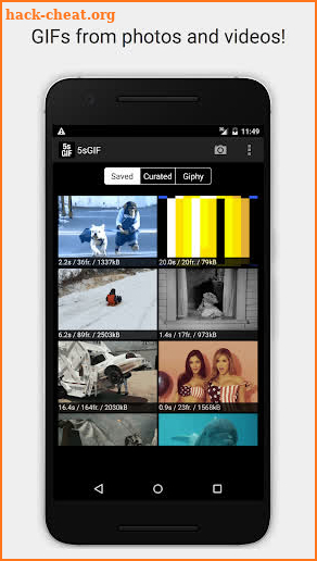 5SecondsApp - Animated GIF Create & Search screenshot