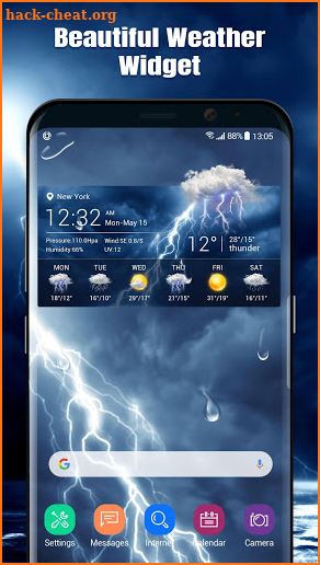 6-Day weather widget&Forecast screenshot