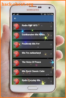 60s 70s 80s 90s 00s Music hits Retro Radios screenshot