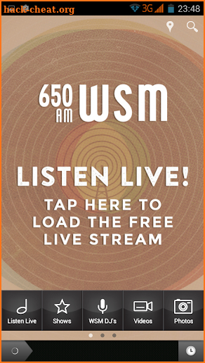 650 AM WSM screenshot