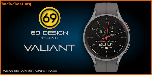 [69D] Valiant analog watchface screenshot