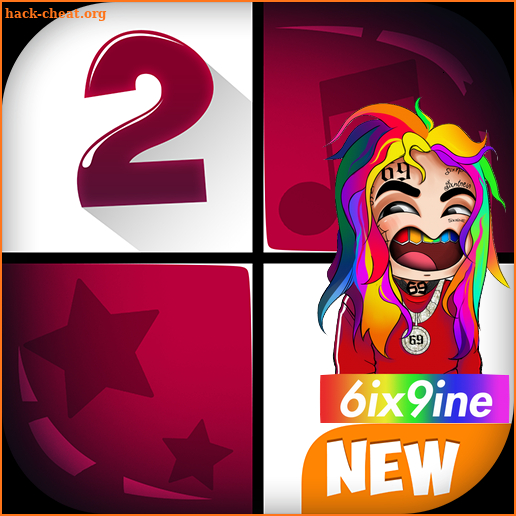 6IX9INE FEFE Piano Tiles game screenshot