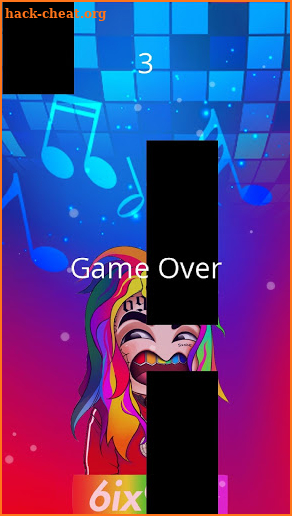 6IX9INE FEFE Piano Tiles game screenshot