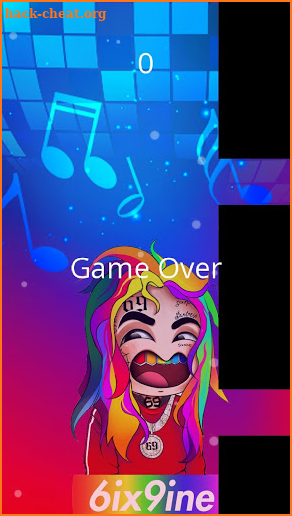 6IX9INE FEFE Piano Tiles game screenshot